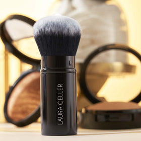 Lifestyle shot of LAURA GELLER NEW YORK products in use