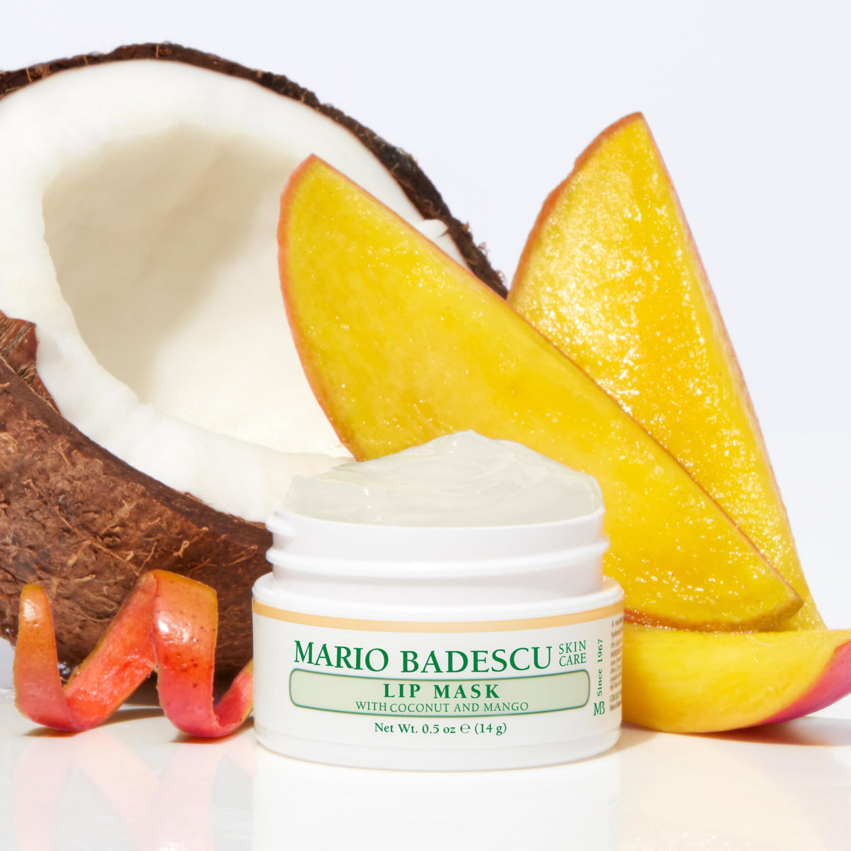 Lifestyle shot of Mario Badescu Lip Mask on a bedside table