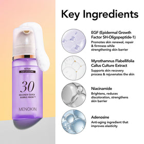 Lifestyle shot of MENOKIN Bubble Mask in bathroom