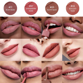 Lifestyle shot of Peripera Ink the Velvet Lip Tint in use