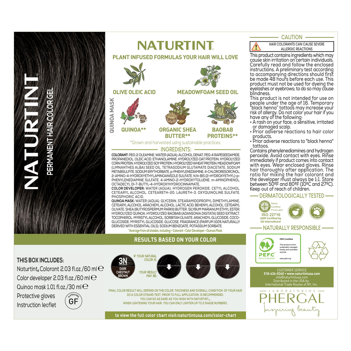 Lifestyle shot of person using Naturtint 3N hair colour