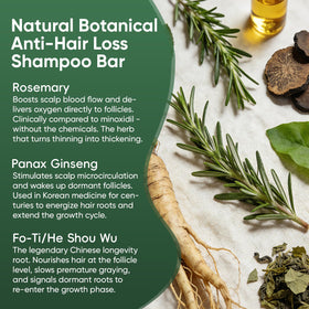 Lifestyle shot of Pwkvsn Scalp Revival Shampoo Bar in bathroom