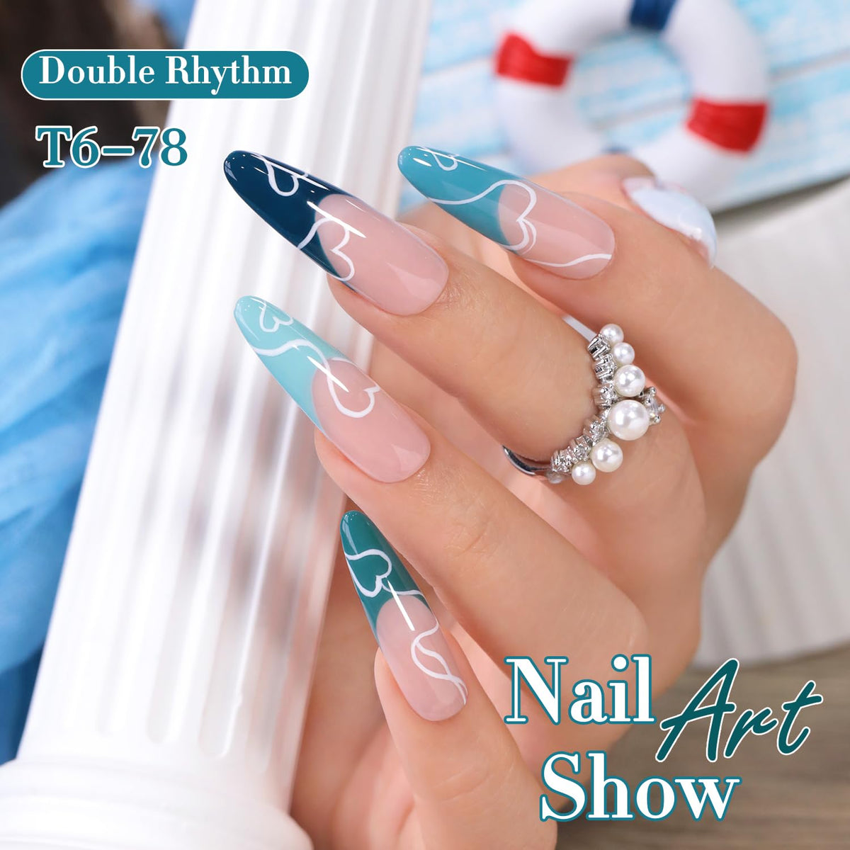 Lifestyle shot of woman using Double Rhythm Gel Polish