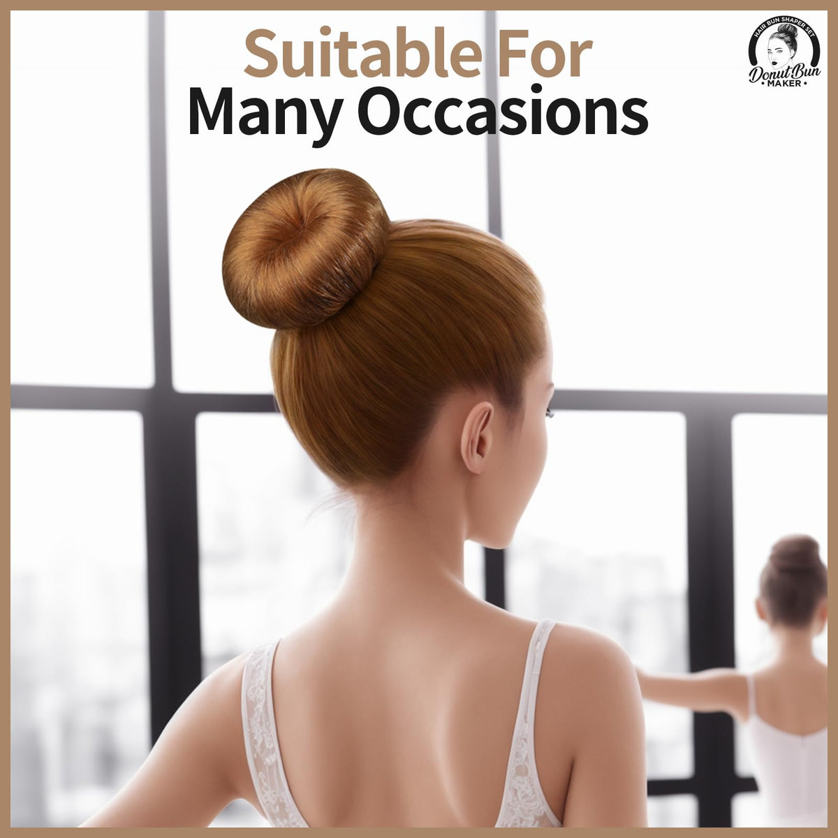 Light brown bobby pins included in Teenitor Hair Bun Maker Set
