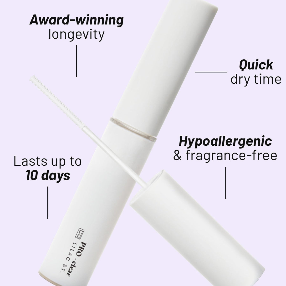 Lilac St. Eternal Bond Lash Glue 9g on makeup table