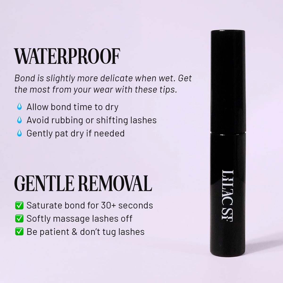Lilac St. Eternal Bond Lash Glue with false eyelashes