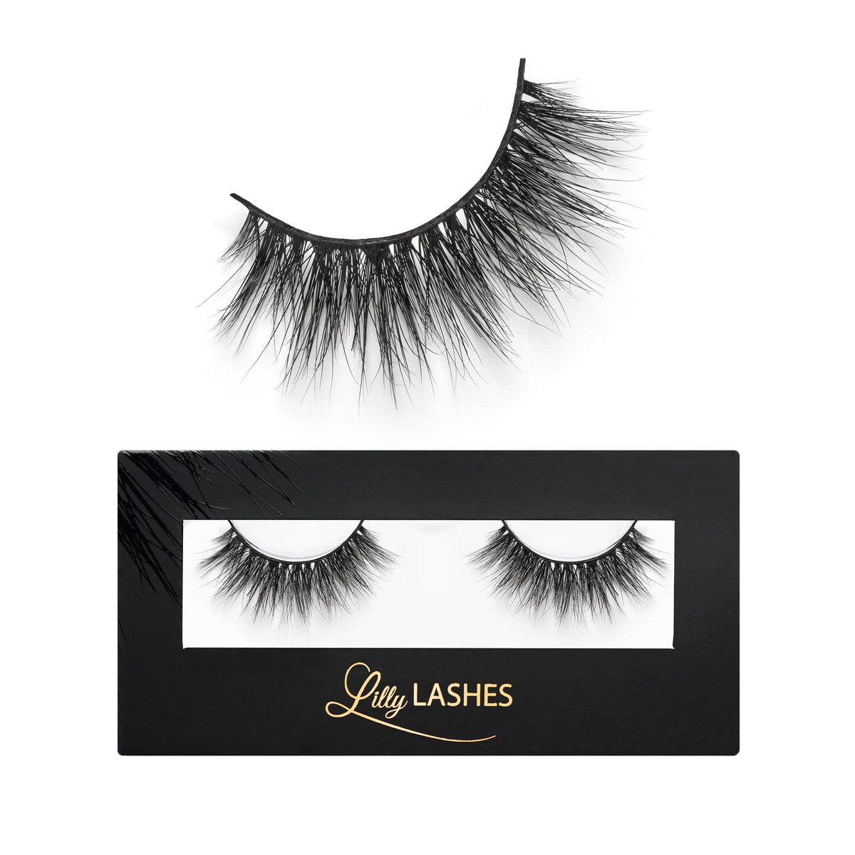 Lilly Lashes 3D Miami Faux Mink Strip Eyelashes front view