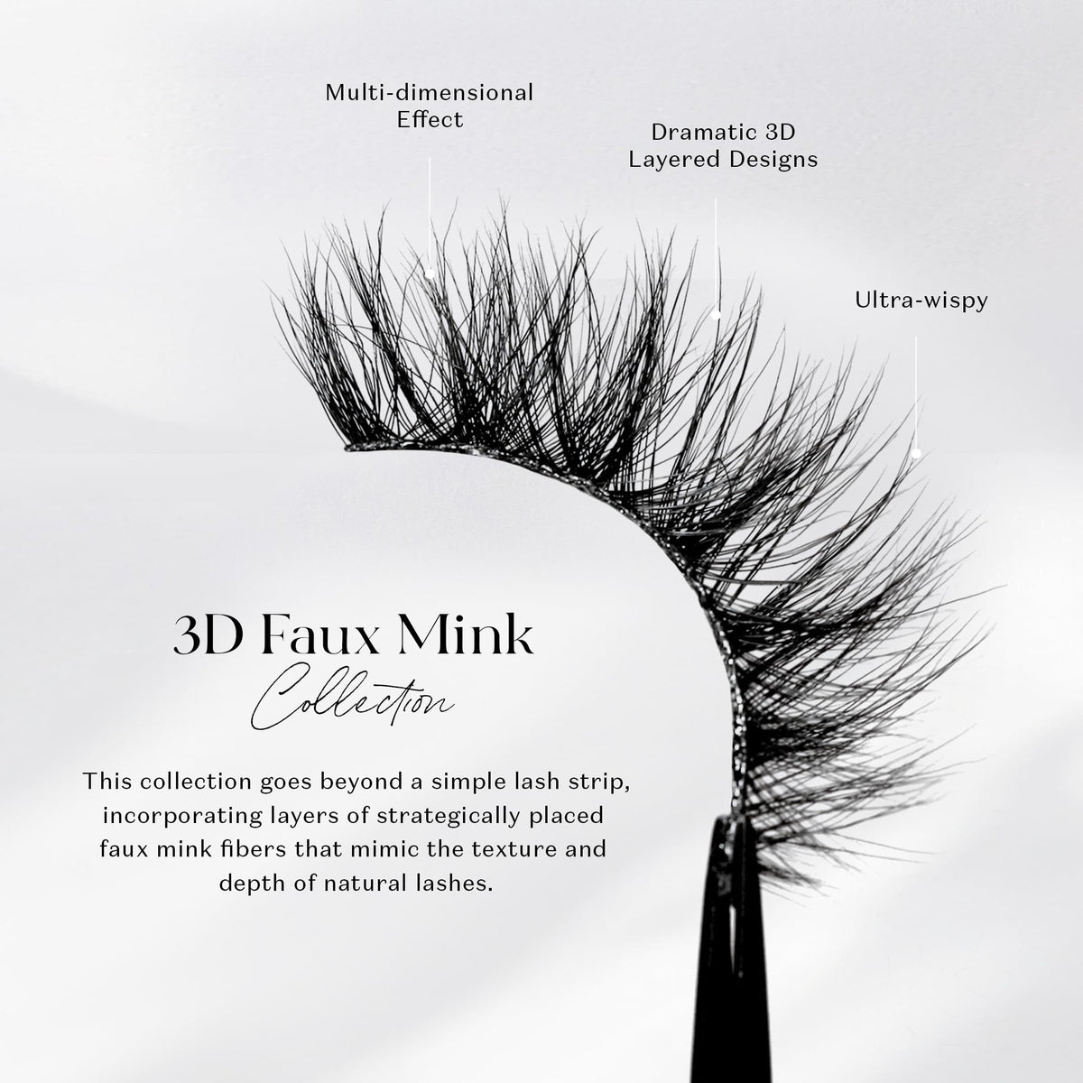 Lilly Lashes 3D Miami Faux Mink Strip Eyelashes packaging