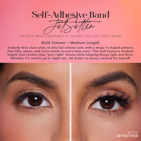 Lilly Lashes 3D Self Adhesive Eyelashes JetSetter packaging