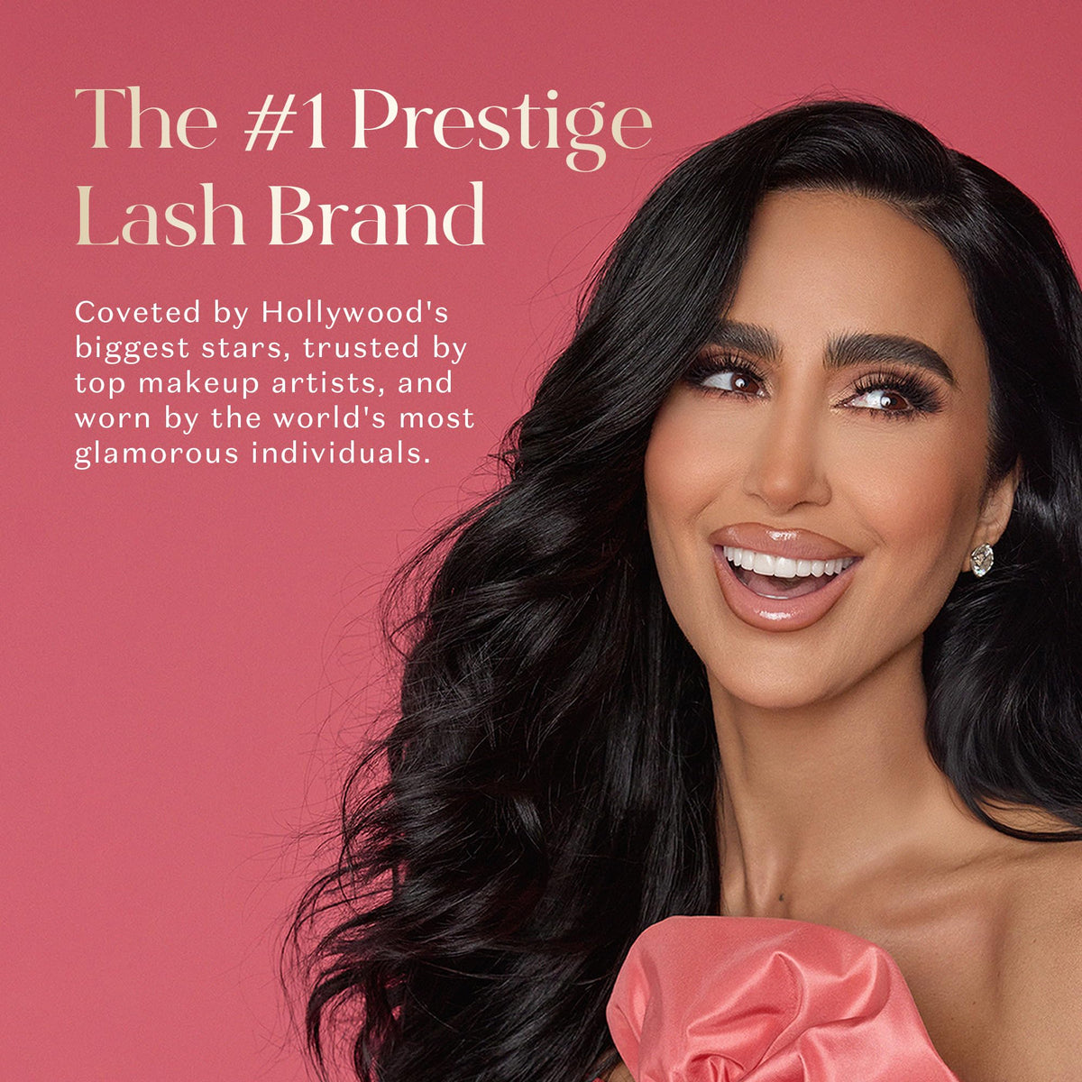 Lilly Lashes Self Adhesive Eyelashes WildChild applied