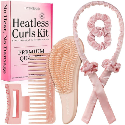 Lily England Heatless Curls Overnight Set packaging front view