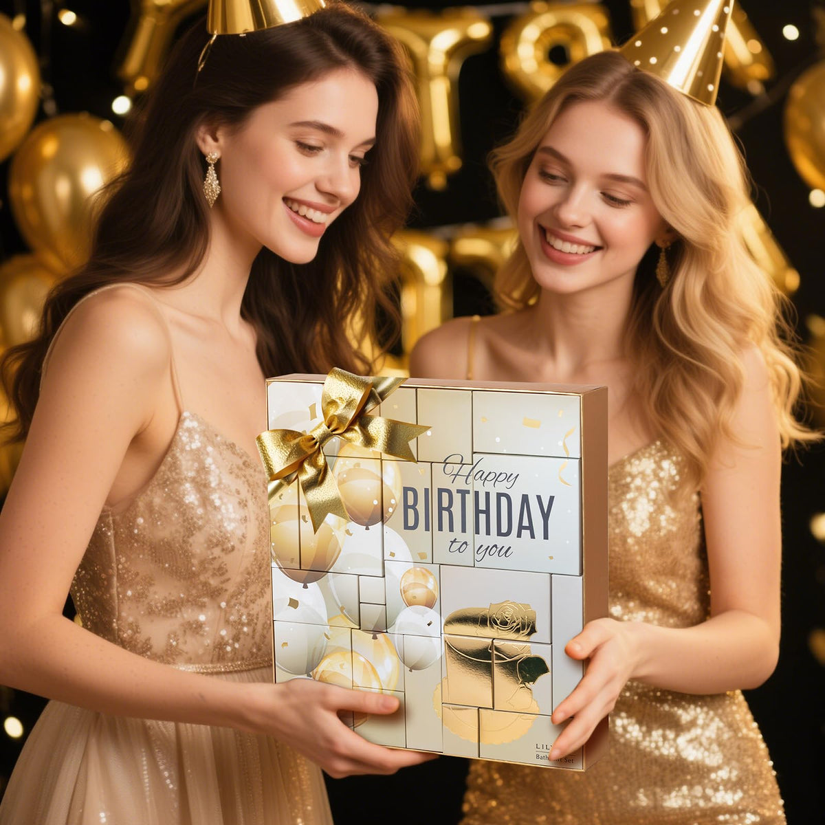 LILY ROY luxury gift box with personalised note card