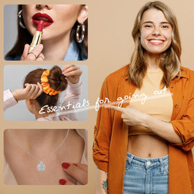 LILY ROY silk sleep mask and lip mask