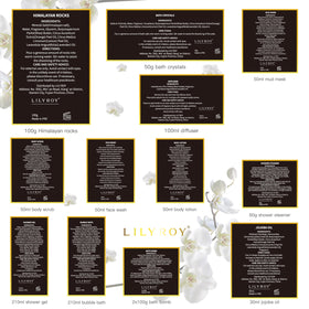 LILY ROY Spa Gifts Set with gift note card