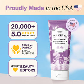 LilyAna Naturals Eye Cream 40g with natural background