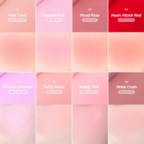 lilybyred Luv Beam Cheek Balm heart shape close-up