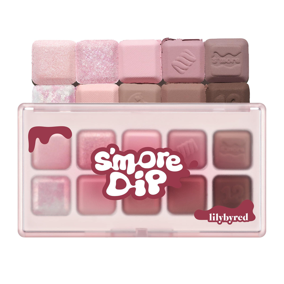 lilybyred Mood Keyboard 10-Shade Eyeshadow Palette front view
