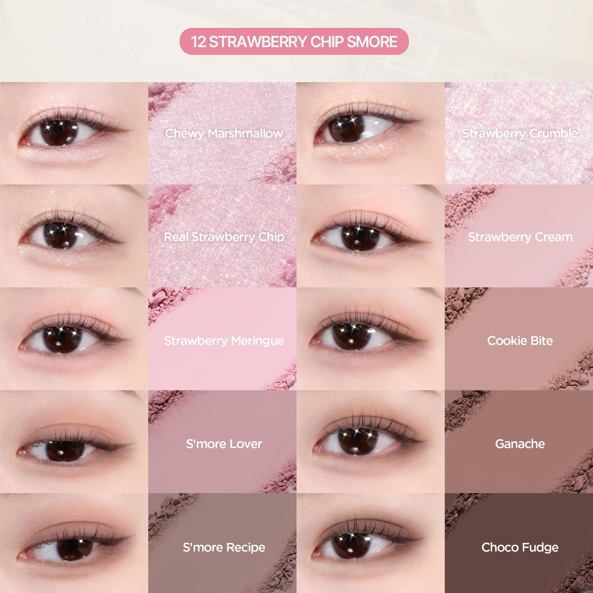 lilybyred Mood Keyboard eyeshadow palette with swatches