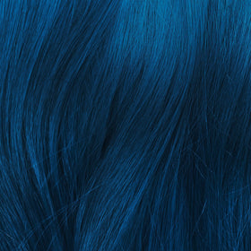 Lime Crime Blue Smoke Unicorn Hair Dye application on hair