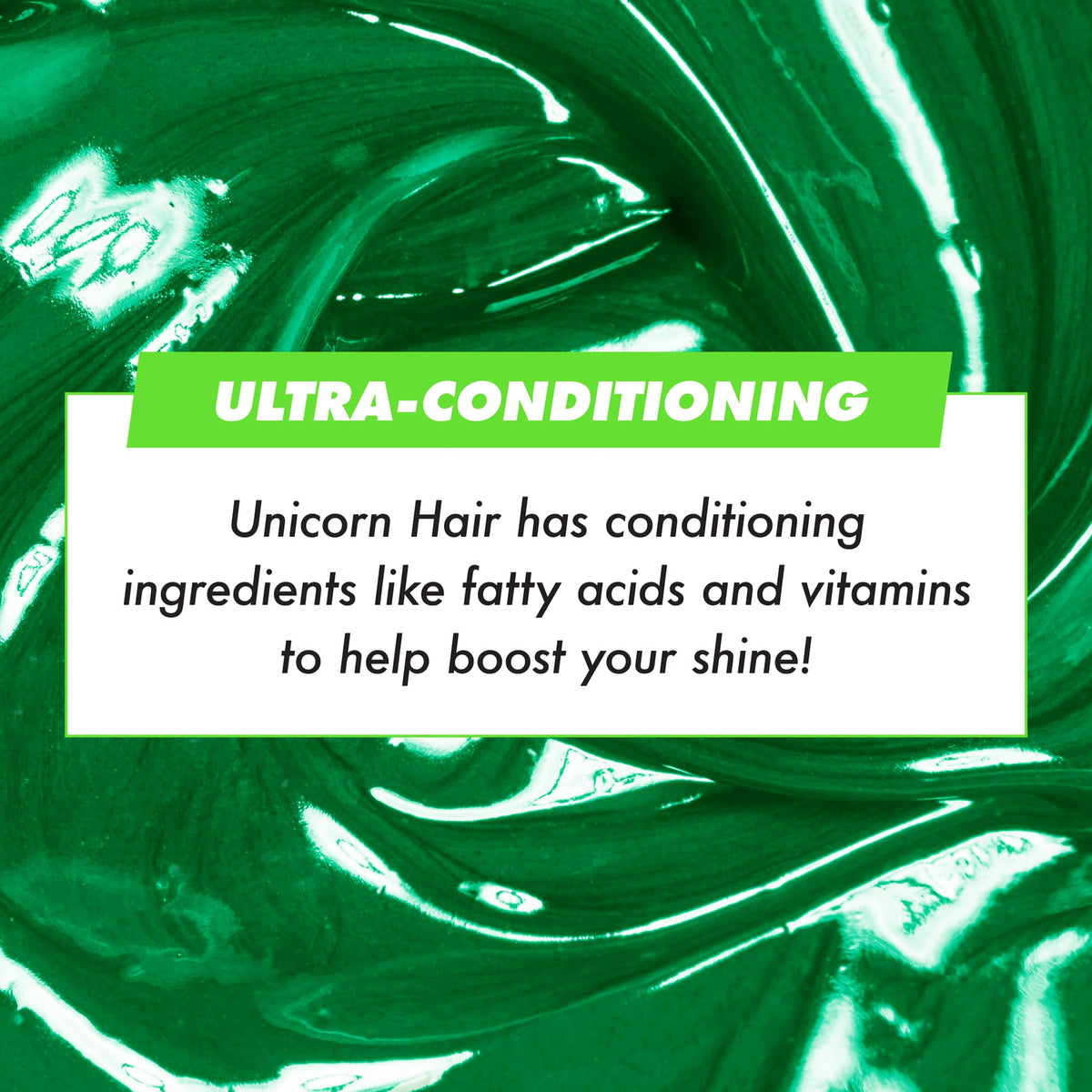 Lime Crime Unicorn Hair Dye Jello Tropical Green on blonde hair