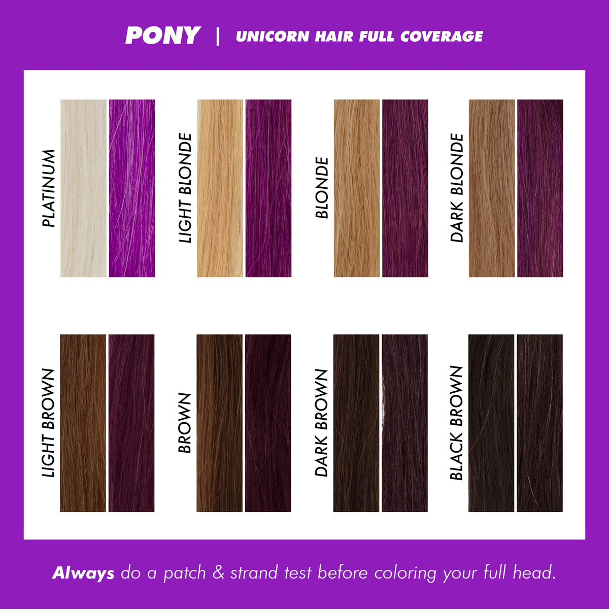 Lime Crime Unicorn Hair Dye Pony Violet Purple 245g ingredients list