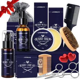 Lionmane Beard Care Gifts Kit premium gift box front view