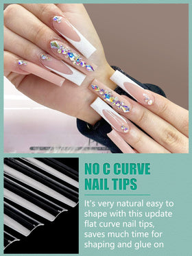 LIONVISON 3XL Square Nail Tips in various sizes