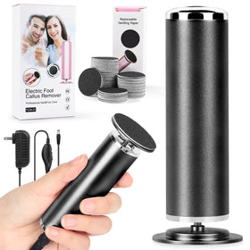 LIONVISON Electric Foot File front view with sleek design