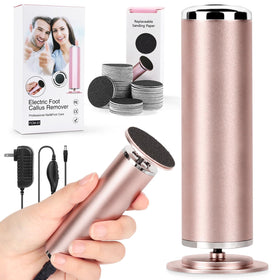 LIONVISON Electric Foot File Remover front view with sanding discs