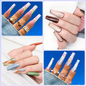LIONVISON Long Square Nail Tips packaging