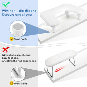 LIONVISON Nail Arm Rest dimensions with nail lamp