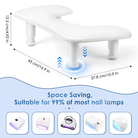 LIONVISON Nail Arm Rest easy storage demonstration