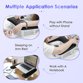 LIONVISON nail arm rest in use during a manicure session