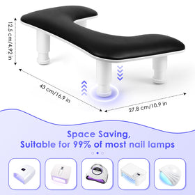 LIONVISON nail arm rest packed for easy transport