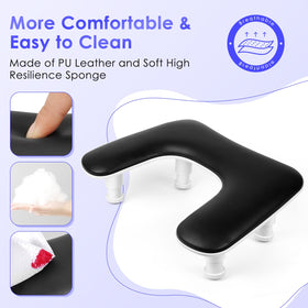 LIONVISON nail arm rest showcasing its leather material