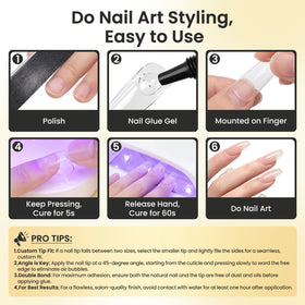 LIONVISON Nail Rhinestone Glue Gel 35g in lifestyle setting