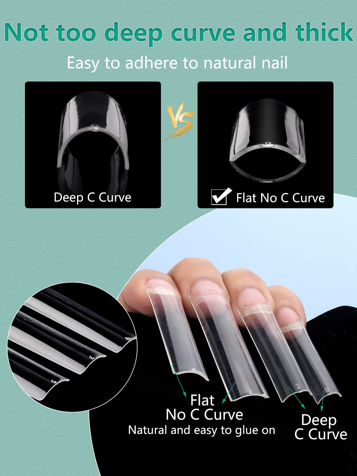 LIONVISON nail tips in a nail salon setting