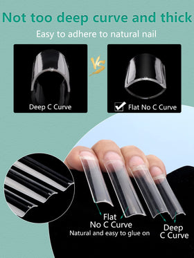 LIONVISON nail tips in a nail salon setting