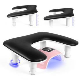 LIONVISON U-shaped nail arm rest front view with adjustable height