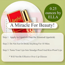 Lip Chic By Ella Transparent Lipstick Sealer texture on skin