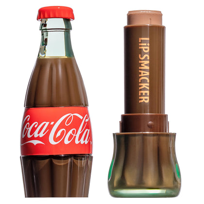 Lip Smacker Coca Cola Collection Lip Balm front view in classic Coke bottle design