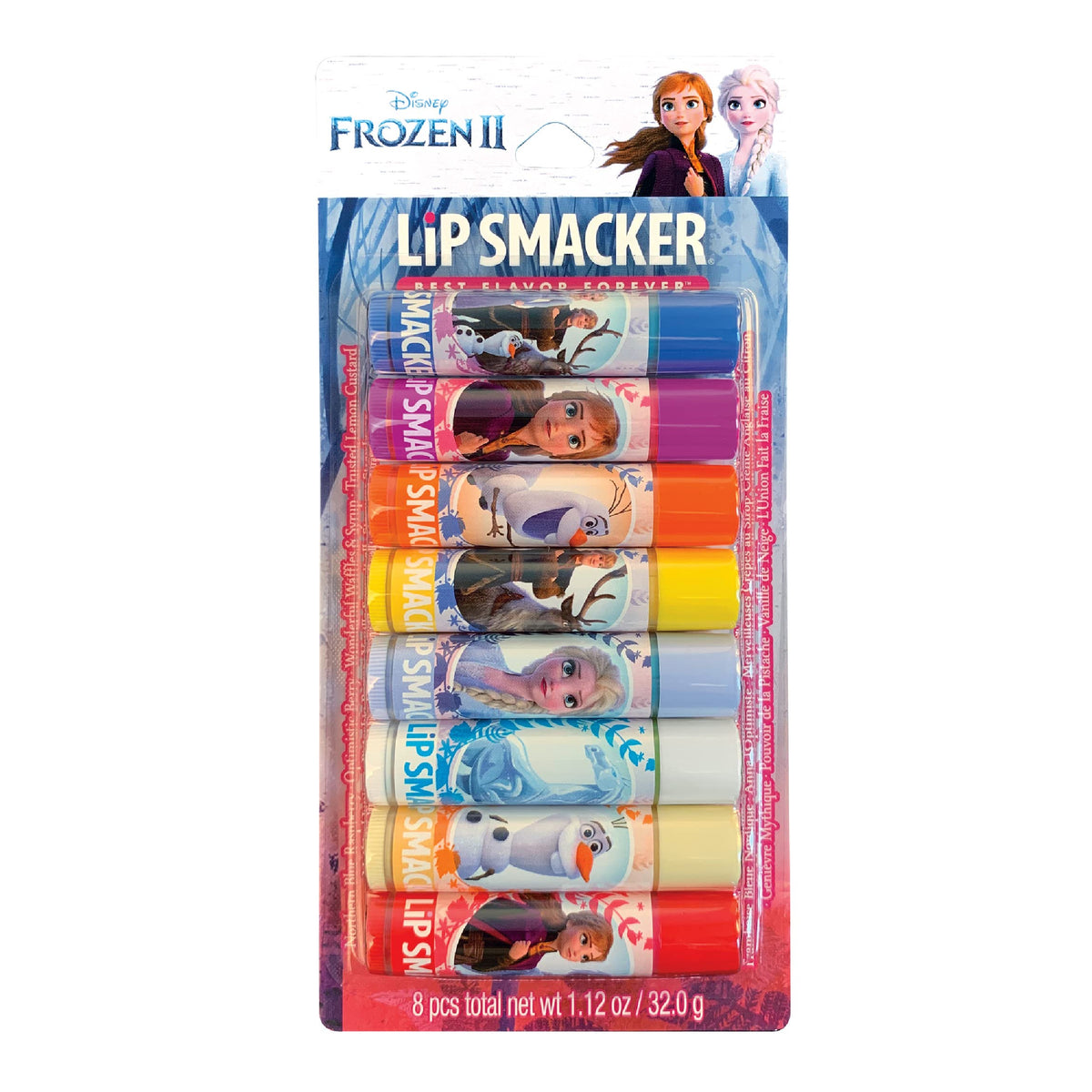Lip Smacker Disney Frozen 2 Flavoured Lip Balm Party Pack front view