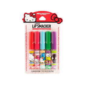 Lip Smacker Flavoured Liquid Lip Gloss Set of 5 featuring Sanrio characters