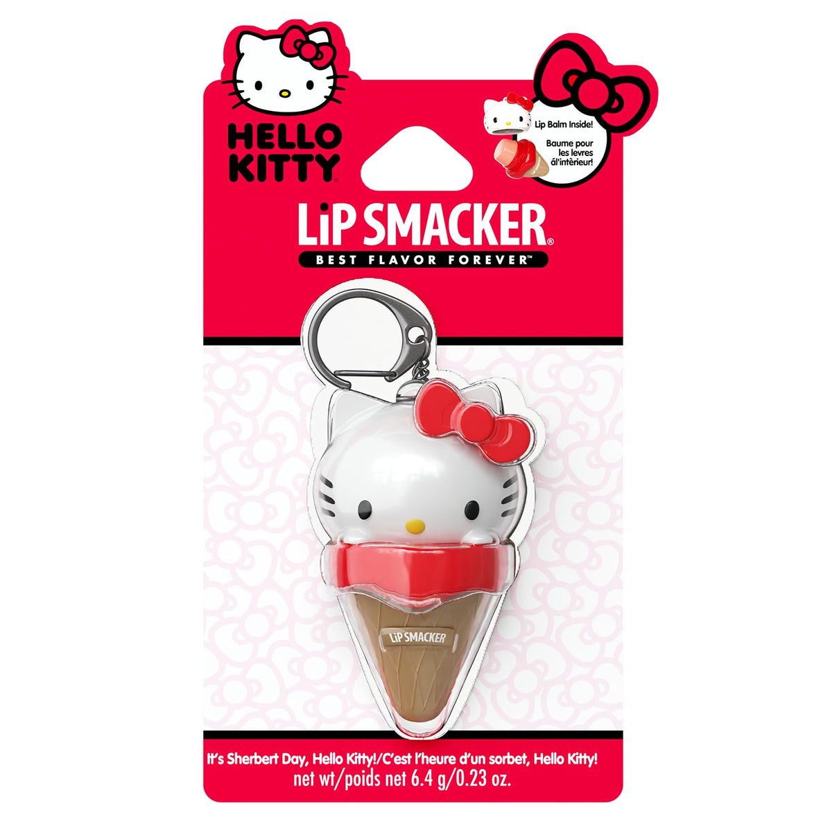 Lip Smacker Hello Kitty Lip Balm Ice Cream flavour front view