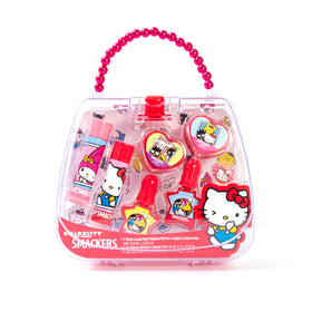 Lip Smacker Hello Kitty Makeup Tote with nail polish and lip balm