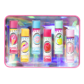 Lip Smacker MASH Tin showing six lip balms inside