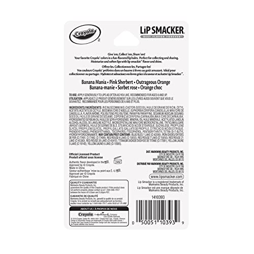 Lip Smacker Outrageous Orange Lip Balm close-up
