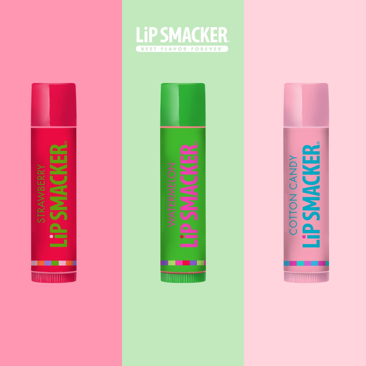 Lip Smacker Watermelon Lip Balm close-up