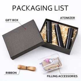 LISAPACK travel perfume bottle in a handbag for easy access