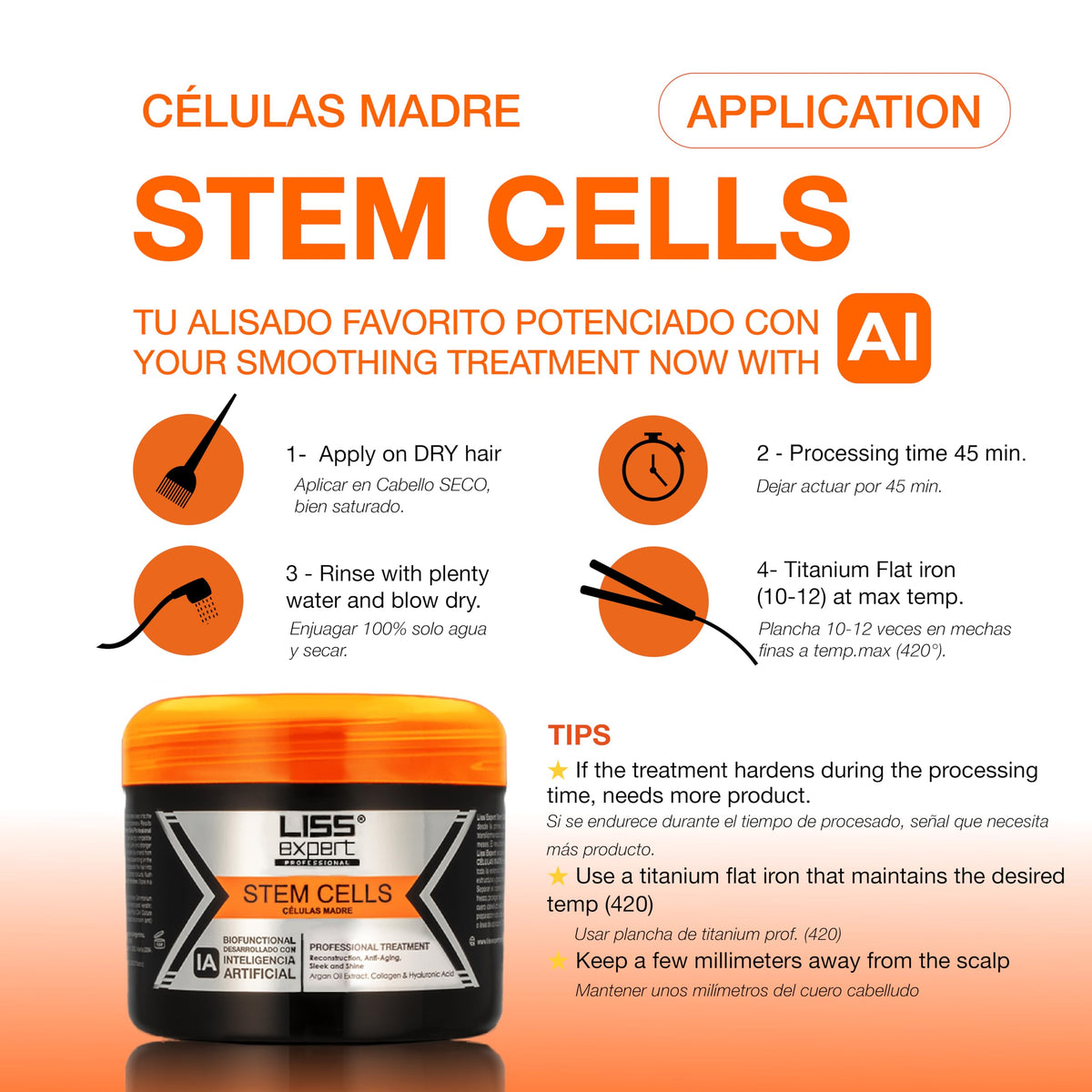 Liss Expert Professional Smoothing ingredients close-up
